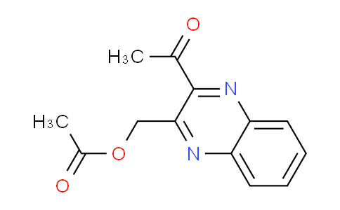 CAS No. 61522-58-5, (3-Acetylquinoxalin-2-yl)methyl acetate