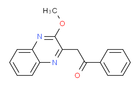 CAS No. 33870-66-5, 2-(3-Methoxyquinoxalin-2-yl)-1-phenylethanone