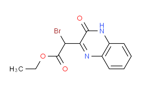 CAS No. 88051-09-6, Ethyl 2-bromo-2-(3-oxo-3,4-dihydroquinoxalin-2-yl)acetate