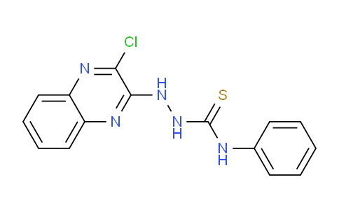 CAS No. 208921-52-2, 2-(3-Chloroquinoxalin-2-yl)-N-phenylhydrazinecarbothioamide