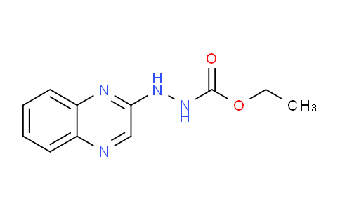 CAS No. 61645-35-0, Ethyl 2-(quinoxalin-2-yl)hydrazinecarboxylate