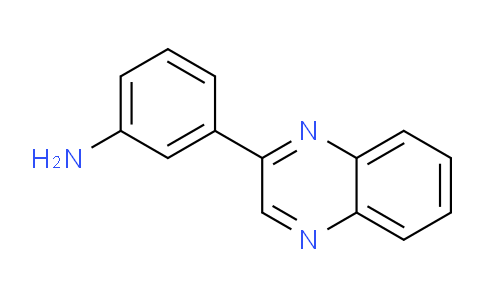 CAS No. 432004-76-7, 3-(Quinoxalin-2-yl)aniline