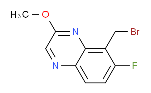 CAS No. 952587-09-6, 8-(bromomethyl)-7-fluoro-2-methoxyquinoxaline