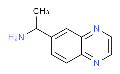 CAS No. 1073429-20-5, 1-(Quinoxalin-6-yl)ethanamine