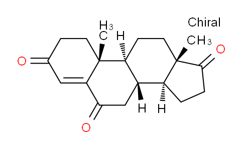 CAS No. 2243-06-3, (8R,9S,10R,13S,14S)-10,13-dimethyl-7,8,9,10,11,12,13,14,15,16-decahydro-1H-cyclopenta[a]phenanthrene-3,6,17(2H)-trione