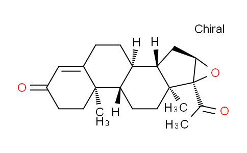 CAS No. 1097-51-4, (6AR,6bS,8aS,8bS,9aR,10aS,10bR)-8b-acetyl-6a,8a-dimethyl-5,6,6a,6b,7,8,8a,8b,9a,10,10a,10b-dodecahydro-1H-naphtho[2',1':4,5]indeno[1,2-b]oxiren-4(2H)-one