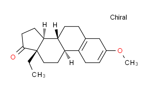 CAS No. 2322-77-2, 13-beta-Ethyl-3-methoxy-gona-2,5(10)-dien-17-one
