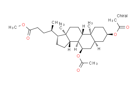 CAS No. 2616-71-9, 3alpha,7alpha-Diacetoxy-5beta-cholan-24-oic acid methyl ester