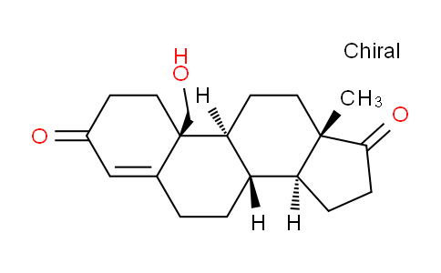 CAS No. 510-64-5, 19-Hydroxyandrost-4-ene-3,17-dione