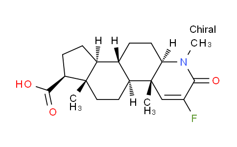 CAS No. 606101-79-5, 2-Fluoro-4-methyl-3-oxo-4-aza-5α-androst-1-ene-17β-carboxylic acid