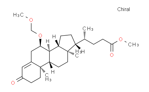 CAS No. 610313-90-1, Methyl (R)-4-((7R,8S,9S,10R,13R,14S,17R)-7-(methoxymethoxy)-10,13-dimethyl-3-oxo-2,3,6,7,8,9,10,11,12,13,14,15,16,17-tetradecahydro-1H-cyclopenta[a]phenanthren-17-yl)pentanoate