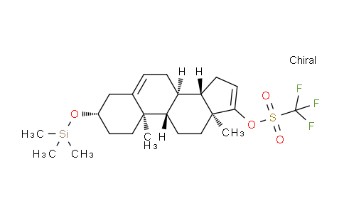 CAS No. 1429742-48-2, (3S,8R,9S,10R,13S,14S)-10,13-dimethyl-3-((trimethylsilyl)oxy)-2,3,4,7,8,9,10,11,12,13,14,15-dodecahydro-1H-cyclopenta[a]phenanthren-17-yl trifluoromethanesulfonate