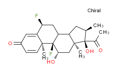 CAS No. 1744-65-6, (6S,9R,10S,11S,13S,16R,17R)-17-acetyl-6,9-difluoro-11,17-dihydroxy-10,13,16-trimethyl-6,7,8,9,10,11,12,13,14,15,16,17-dodecahydro-3H-cyclopenta[a]phenanthren-3-one