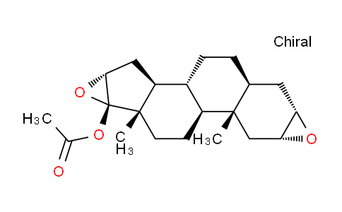 CAS No. 50588-22-2, 2a,3a,16a,17a-Diepoxy-17b-acetoxy-5a-androstane