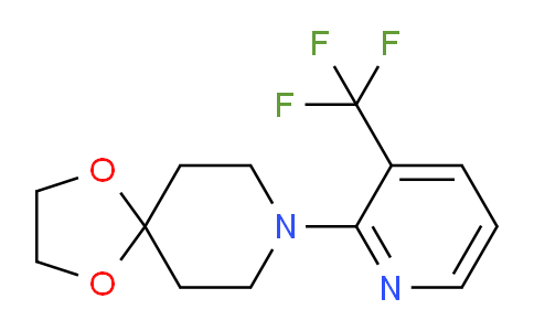 CAS No. 801306-54-7, 8-(3-(Trifluoromethyl)pyridin-2-yl)-1,4-dioxa-8-azaspiro[4.5]decane