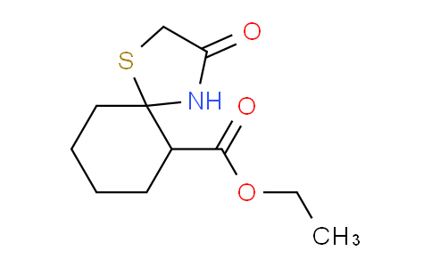 CAS No. 1194701-70-6, Ethyl 3-oxo-1-thia-4-azaspiro[4.5]decane-6-carboxylate