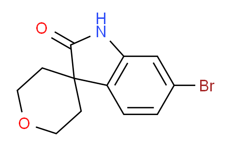 CAS No. 1190861-43-8, 6-bromo-2',3',5',6'-tetrahydrospiro[indoline-3,4'-pyran]-2-one