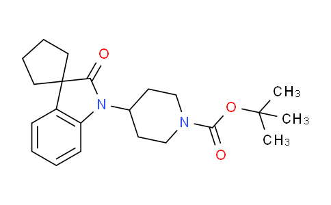 CAS No. 1358667-58-9, tert-butyl 4-(2'-oxospiro[cyclopentane-1,3'-indolin]-1'-yl)piperidine-1-carboxylate