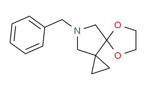 CAS No. 147011-43-6, 10-(Phenylmethyl)-5,8-dioxa-10-azadispiro[2.0.4.3]undecane