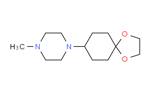 CAS No. 155778-83-9, 1-methyl-4-(1,4-dioxaspiro[4.5]decan-8-yl)piperazine