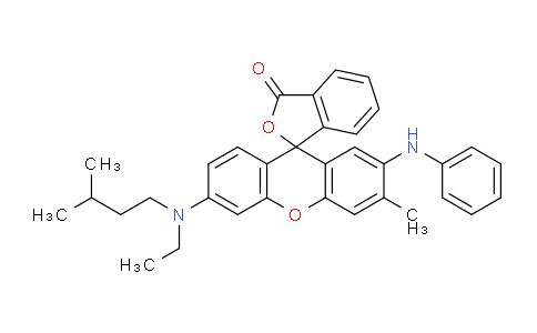 CAS No. 70516-41-5, 6'-(ethyl-(3-methylbutyl)amino)-3'-methyl-2'-(phenylamino)spiro[2-benzofuran-3,9'-xanthene]-1-one