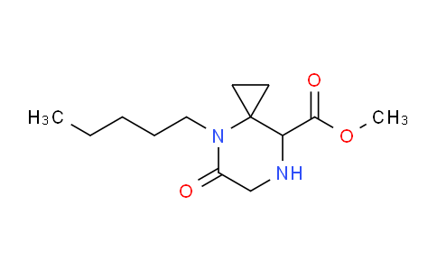 CAS No. 234124-30-2, methyl 5-oxo-4-pentyl-4,7-diazaspiro[2.5]octane-8-carboxylate