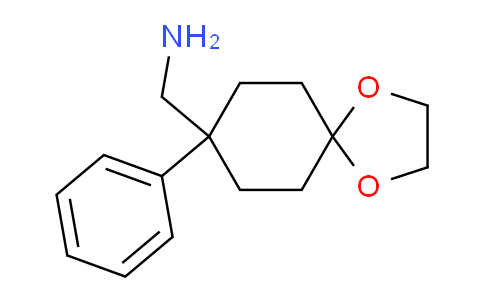 CAS No. 443687-93-2, (8-Phenyl-1,4-dioxaspiro[4.5]decan-8-yl)methanamine