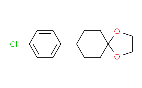 CAS No. 25253-51-4, 8-(4-chlorophenyl)-1,4-dioxaspiro[4.5]decane