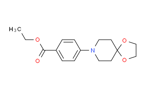 CAS No. 79421-38-8, ethyl 4-(1,4-dioxa-8-azaspiro[4.5]decan-8-yl)benzoate