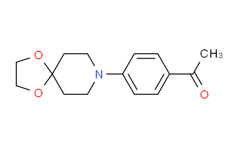 CAS No. 79421-41-3, 1-(4-(1,4-dioxa-8-azaspiro[4.5]decan-8-yl)phenyl)ethan-1-one
