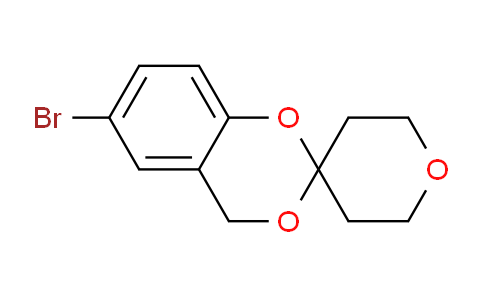 CAS No. 895525-86-7, 6-bromo-2',3',5',6'-tetrahydro-4H-spiro[benzo[d][1,3]dioxine-2,4'-pyran]
