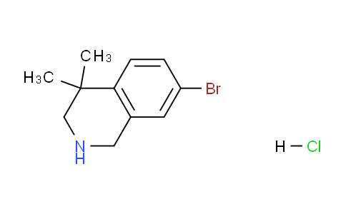 CAS No. 1203684-66-5, 7-bromo-4,4-dimethyl-1,2,3,4-tetrahydroisoquinoline hydrochloride