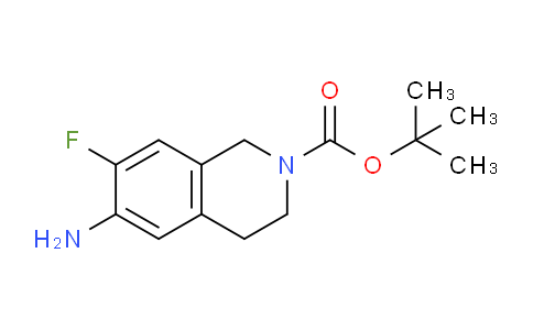CAS No. 912846-68-5, tert-butyl 6-amino-7-fluoro-3,4-dihydroisoquinoline-2(1H)-carboxylate