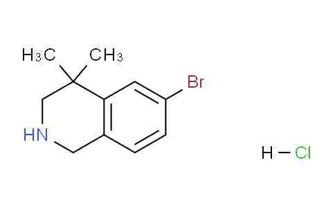 CAS No. 1203684-61-0, 6-Bromo-4,4-dimethyl-1,2,3,4-tetrahydroisoquinoline hydrochloride