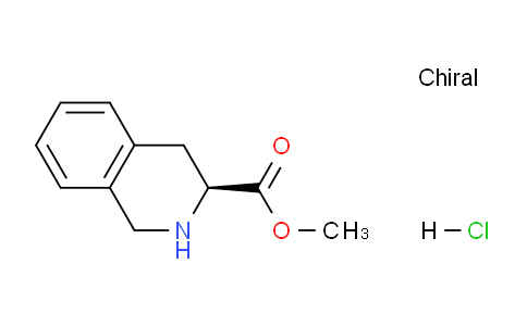 CAS No. 78183-55-8, (S)-Methyl 1,2,3,4-tetrahydroisoquinoline-3-carboxylate hydrochloride