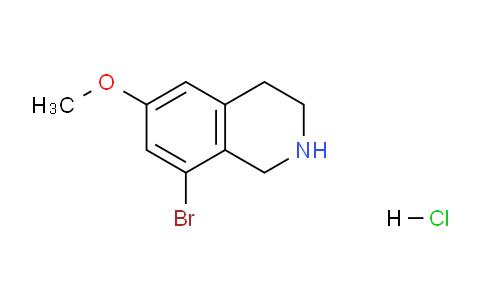 CAS No. 1220694-87-0, 8-Bromo-6-methoxy-1,2,3,4-tetrahydroisoquinoline hydrochloride