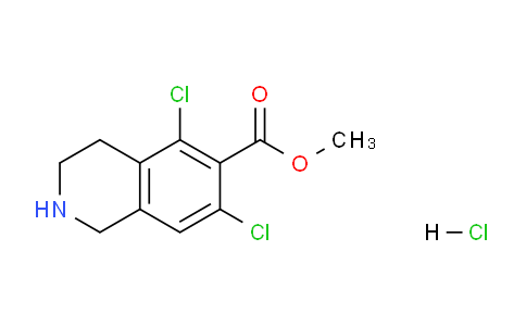 CAS No. 851784-90-2, Methyl 5,7-dichloro-1,2,3,4-tetrahydroisoquinoline-6-carboxylate monohydrochloride