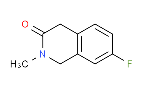 CAS No. 1199813-81-4, 7-Fluoro-2-methyl-1,2-dihydroisoquinolin-3(4H)-one