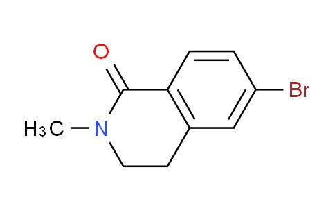 CAS No. 724422-42-8, 6-Bromo-2-methyl-3,4-dihydroisoquinolin-1(2H)-one