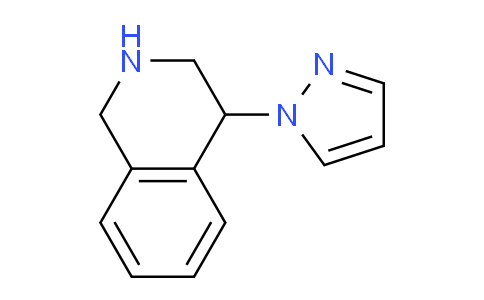 CAS No. 1315449-58-1, 4-(1H-pyrazol-1-yl)-1,2,3,4-tetrahydroisoquinoline