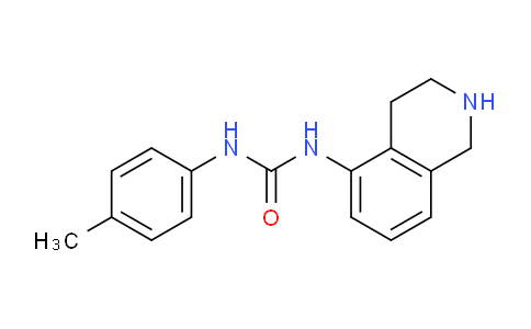 CAS No. 1157571-15-7, 3-(4-methylphenyl)-1-(1,2,3,4-tetrahydroisoquinolin-5-yl)urea