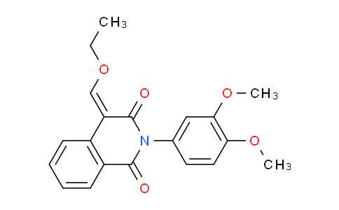 CAS No. 522628-98-4, 2-(3,4-dimethoxyphenyl)-4-(ethoxymethylidene)-1,2,3,4-tetrahydroisoquinoline-1,3-dione