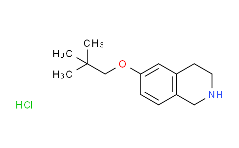 CAS No. 2225144-08-9, 6-(2,2-dimethylpropoxy)-1,2,3,4-tetrahydroisoquinoline hydrochloride