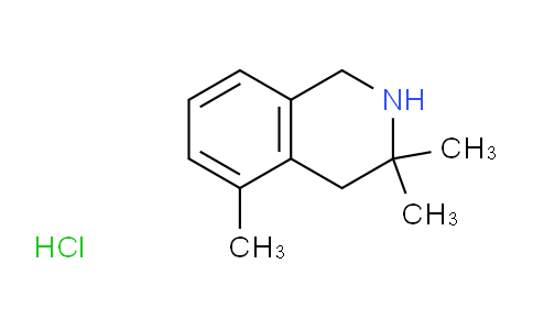 CAS No. 1820735-93-0, 3,3,5-trimethyl-1,2,3,4-tetrahydroisoquinoline hydrochloride