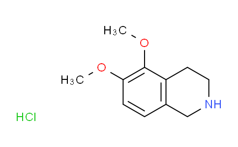 CAS No. 63905-67-9, 5,6-dimethoxy-1,2,3,4-tetrahydroisoquinoline hydrochloride
