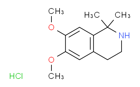 CAS No. 2089255-60-5, 6,7-dimethoxy-1,1-dimethyl-1,2,3,4-tetrahydroisoquinoline hydrochloride