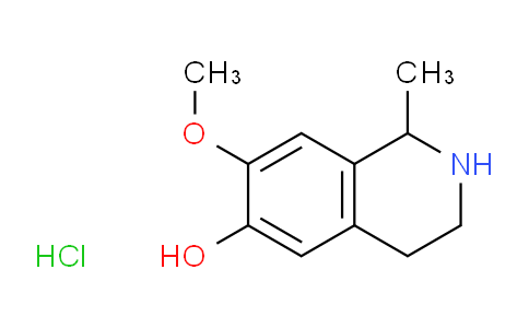 CAS No. 79906-89-1, 7-methoxy-1-methyl-1,2,3,4-tetrahydroisoquinolin-6-ol hydrochloride