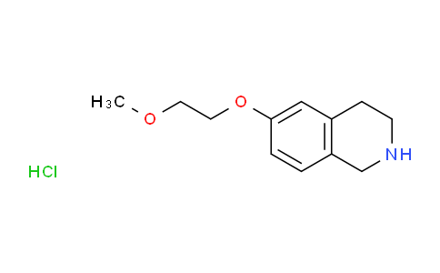 CAS No. 2229308-78-3, 6-(2-methoxyethoxy)-1,2,3,4-tetrahydroisoquinoline hydrochloride