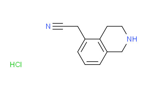 CAS No. 2094613-57-5, 2-(1,2,3,4-tetrahydroisoquinolin-5-yl)acetonitrile hydrochloride