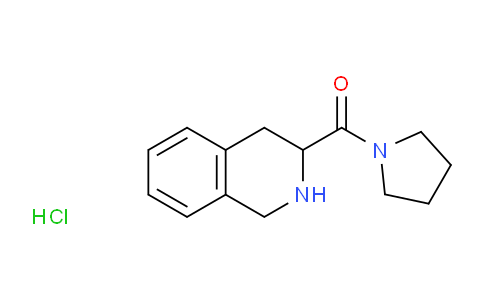 CAS No. 135709-67-0, 3-(pyrrolidine-1-carbonyl)-1,2,3,4-tetrahydroisoquinoline hydrochloride
